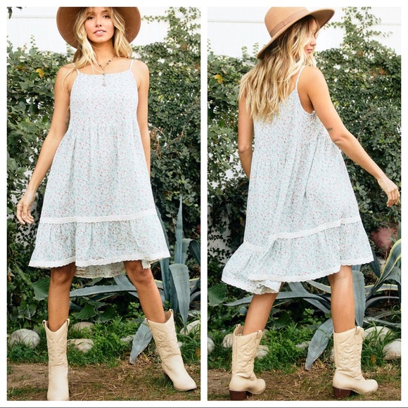 Boho chic tank spring/summer print dress - Picture 3 of 4